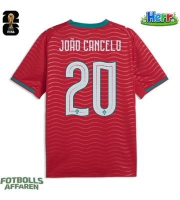 Portugal Joao Cancelo #20 Hemmatröja VM 2026 Kortärmad